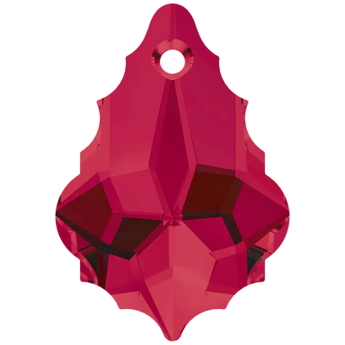 Swarovski Pendants Baroque (6090) Ruby - Bluestreak Crystals