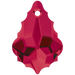 Swarovski Pendants Baroque (6090) Ruby - Bluestreak Crystals