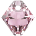Serinity Pendants Bicone Cut (6328) Light Rose - Bluestreak Crystals