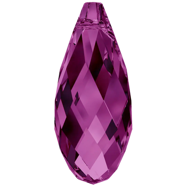 Serinity Pendants Briolette (6010) Amethyst - Bluestreak Crystals