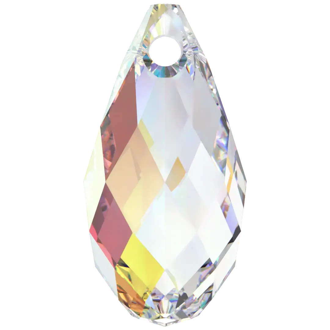 Serinity Pendants Briolette (6010) Crystal AB - Bluestreak Crystals