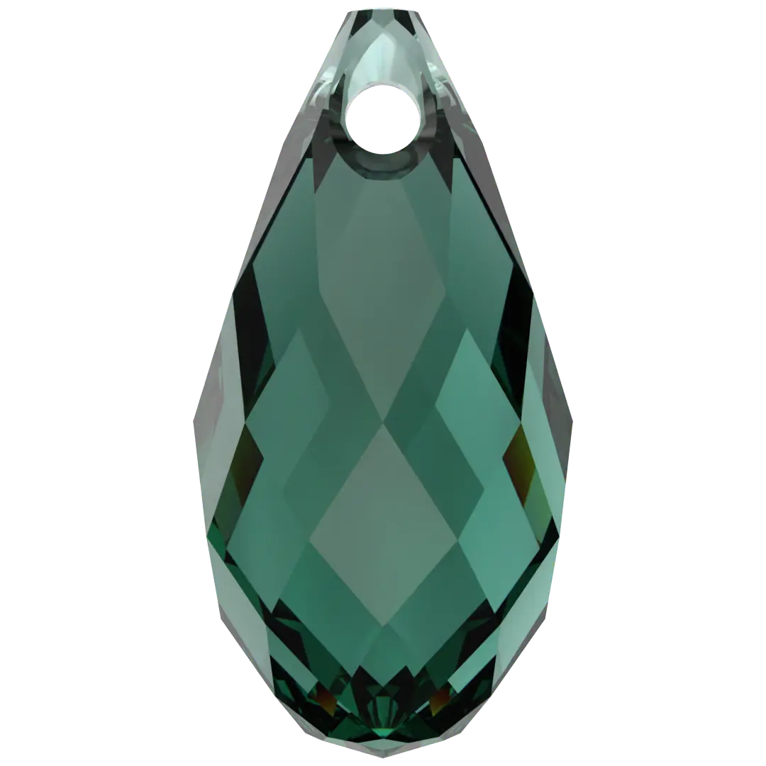 Serinity Pendants Briolette (6010) Emerald - Bluestreak Crystals
