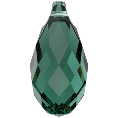 Serinity Pendants Briolette (6010) Emerald - Bluestreak Crystals