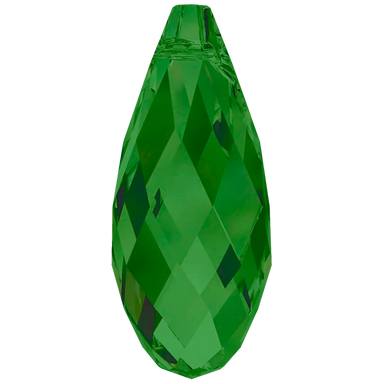 Serinity Pendants Briolette (6010) Fern Green - Bluestreak Crystals