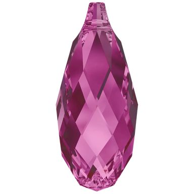 Serinity Pendants Briolette (6010) Fuchsia - Bluestreak Crystals