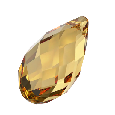 Serinity Pendants Briolette (6010) Golden Topaz - Bluestreak Crystals
