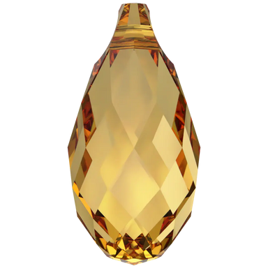 Serinity Pendants Briolette (6010) Golden Topaz - Bluestreak Crystals