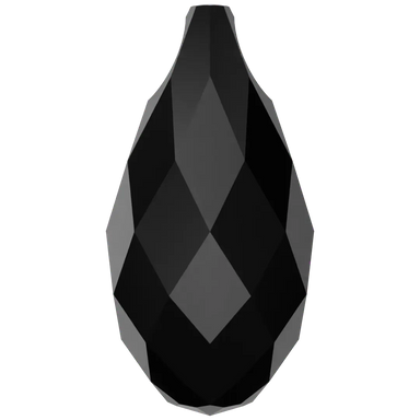 Serinity Pendants Briolette (6010) Jet - Bluestreak Crystals