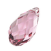 Serinity Pendants Briolette (6010) Light Rose - Bluestreak Crystals
