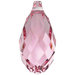 Serinity Pendants Briolette (6010) Light Rose - Bluestreak Crystals