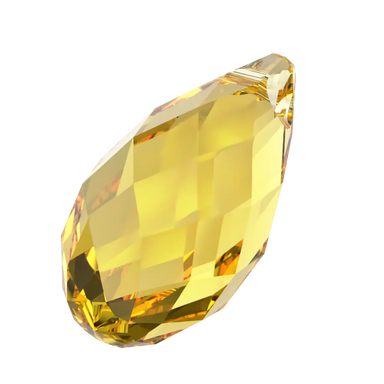 Serinity Pendants Briolette (6010) Light Topaz - Bluestreak Crystals