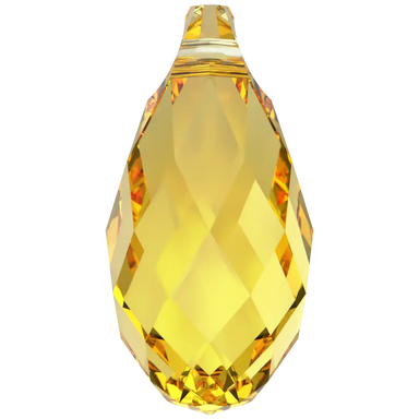 Serinity Pendants Briolette (6010) Light Topaz - Bluestreak Crystals