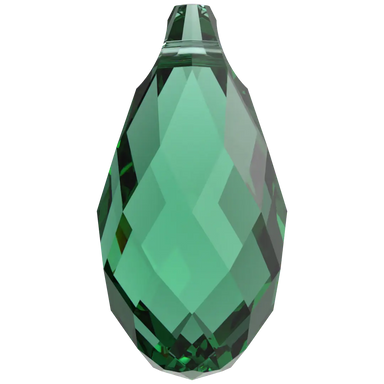 Swarovski Pendants Briolette (6010) Majestic Green - Bluestreak Crystals