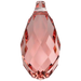 Serinity Pendants Briolette (6010) Rose Peach - Bluestreak Crystals