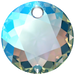 Serinity Pendants Classic Cut (6430) Aquamarine Shimmer - Bluestreak Crystals