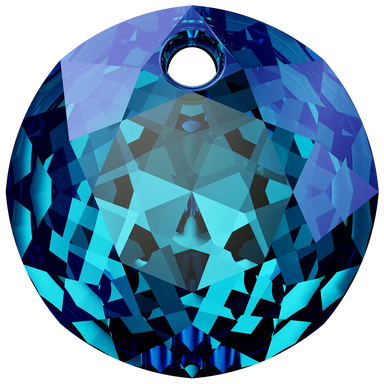 Serinity Pendants Classic Cut (6430) Crystal Bermuda Blue - Bluestreak Crystals