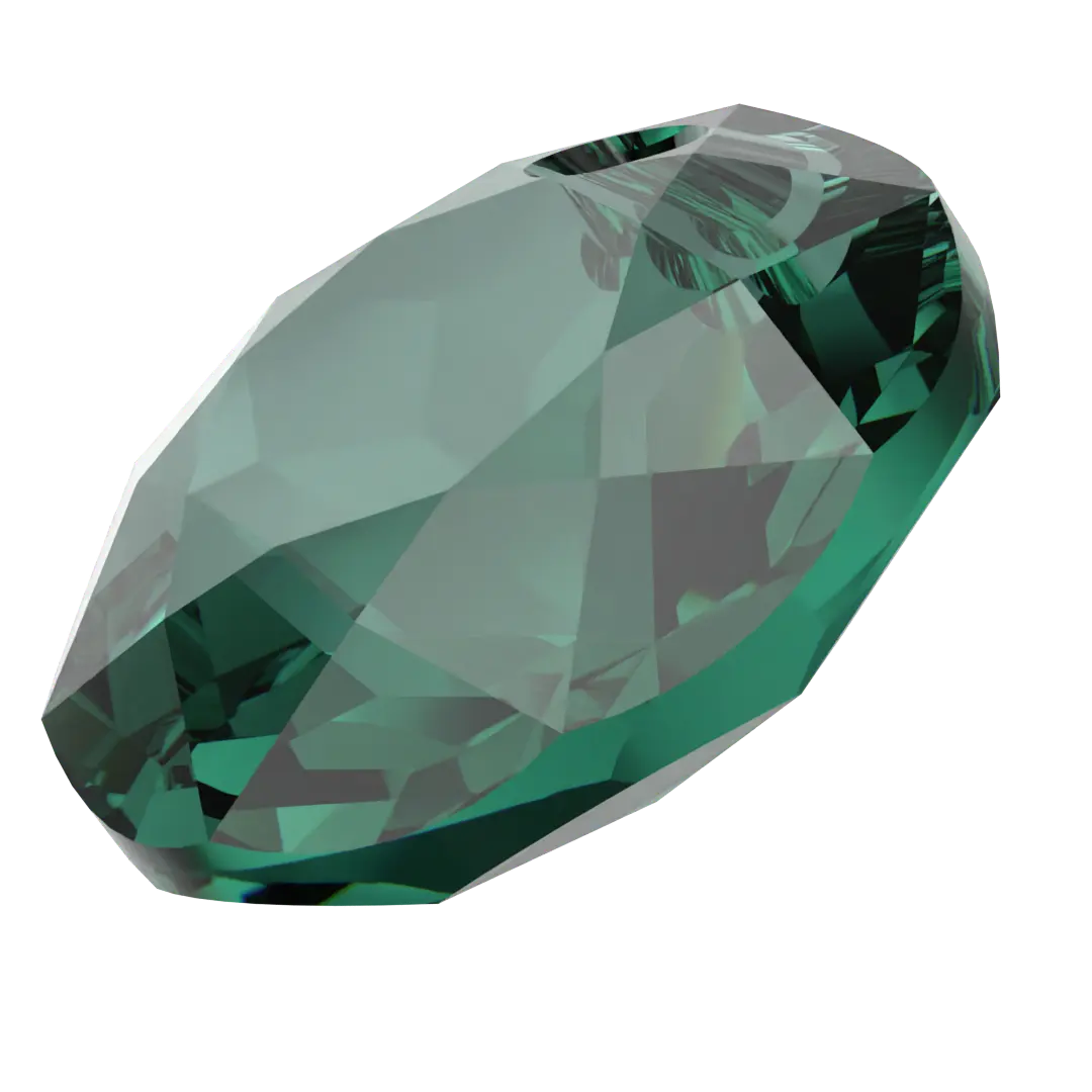 Serinity Pendants Classic Cut (6430) Emerald - Bluestreak Crystals