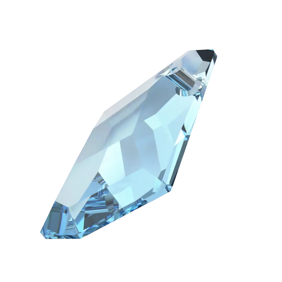 Serinity Pendants De-Art (6670) Aquamarine - Bluestreak Crystals