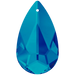 Serinity Pendants Elegant (6100) Crystal Bermuda Blue - Bluestreak Crystals