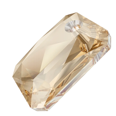 Serinity Pendants Emerald Cut (6435) Crystal Golden Shadow - Bluestreak Crystals