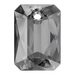 Serinity Pendants Emerald Cut (6435) Crystal Silver Night - Bluestreak Crystals