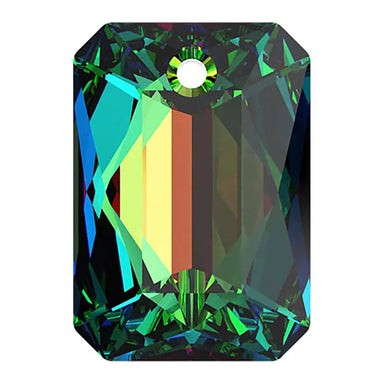 Serinity Pendants Emerald Cut (6435) Crystal Vitrail Medium P - Bluestreak Crystals