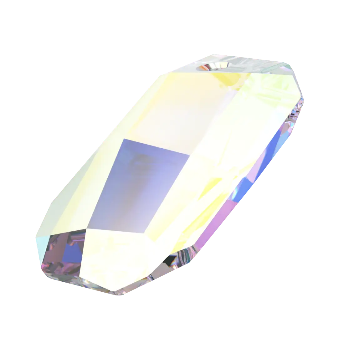 Serinity Pendants Graphic (6685) Crystal AB - Bluestreak Crystals