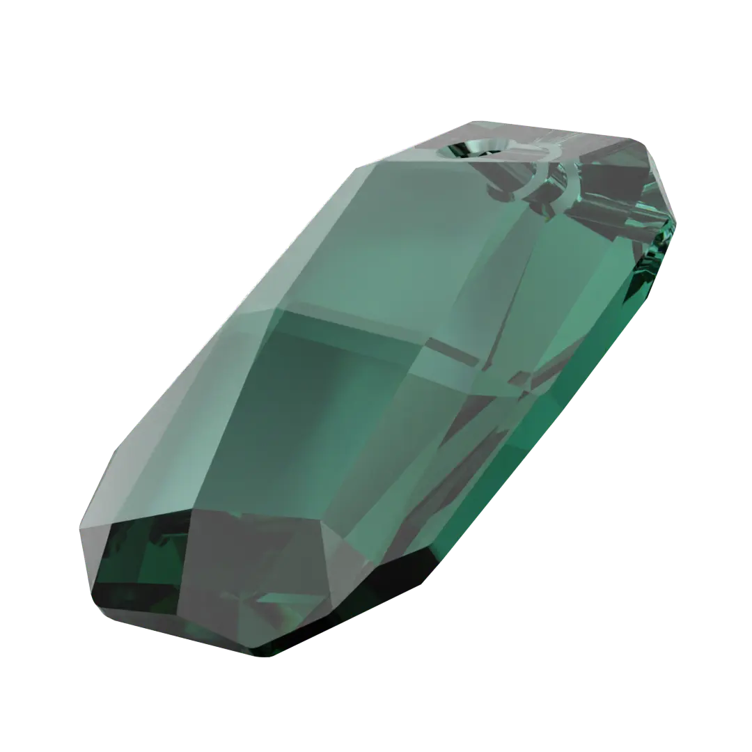 Serinity Pendants Graphic (6685) Emerald - Bluestreak Crystals