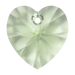 Serinity Pendants Heart (6228) Dark Peridot - Bluestreak Crystals