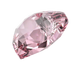 Serinity Pendants Heart Cut (6432) Light Rose - Bluestreak Crystals
