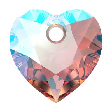 Serinity Pendants Heart Cut (6432) Light Rose Shimmer - Bluestreak Crystals