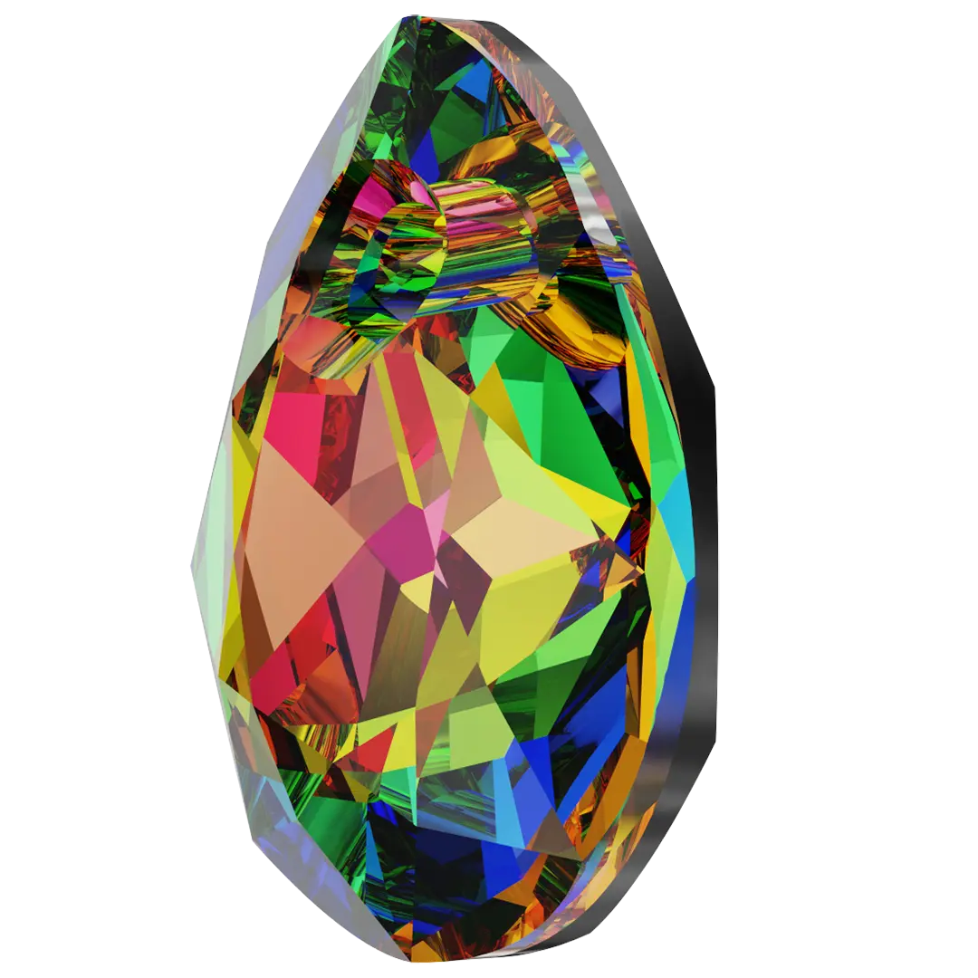 Serinity Pendants Pear Cut (6433) Crystal Vitrail Medium P - Bluestreak Crystals