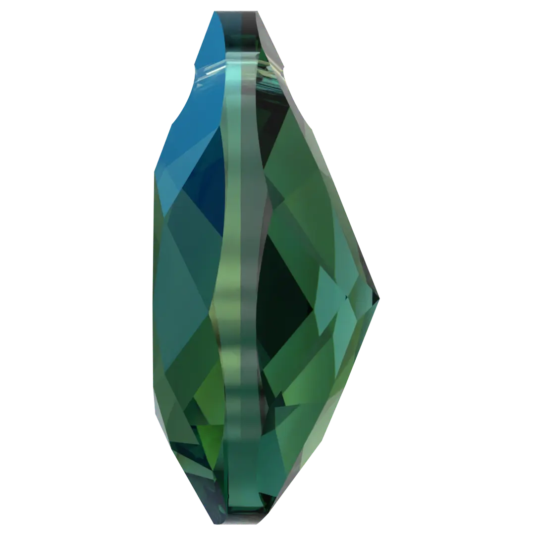 Serinity Pendants Pear Cut (6433) Emerald Shimmer - Bluestreak Crystals