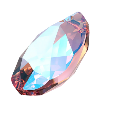 Serinity Pendants Pear Cut (6433) Light Rose Shimmer - Bluestreak Crystals