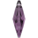 Swarovski Pendants Peardrop (6106) Amethyst - Bluestreak Crystals