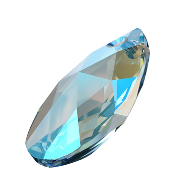 Serinity Pendants Peardrop (6106) Aquamarine Shimmer - Bluestreak Crystals