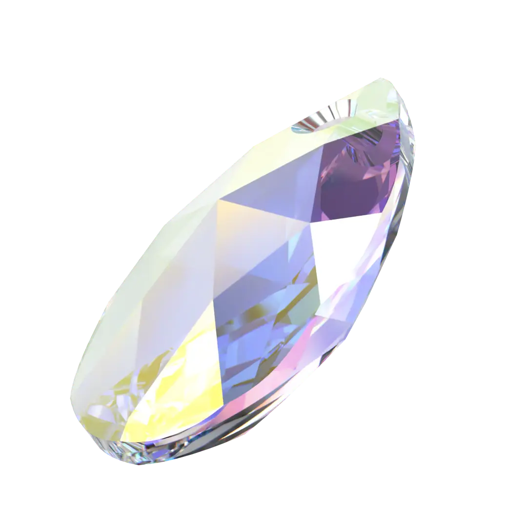 Swarovski Pendants Peardrop (6106) Crystal AB - Bluestreak Crystals