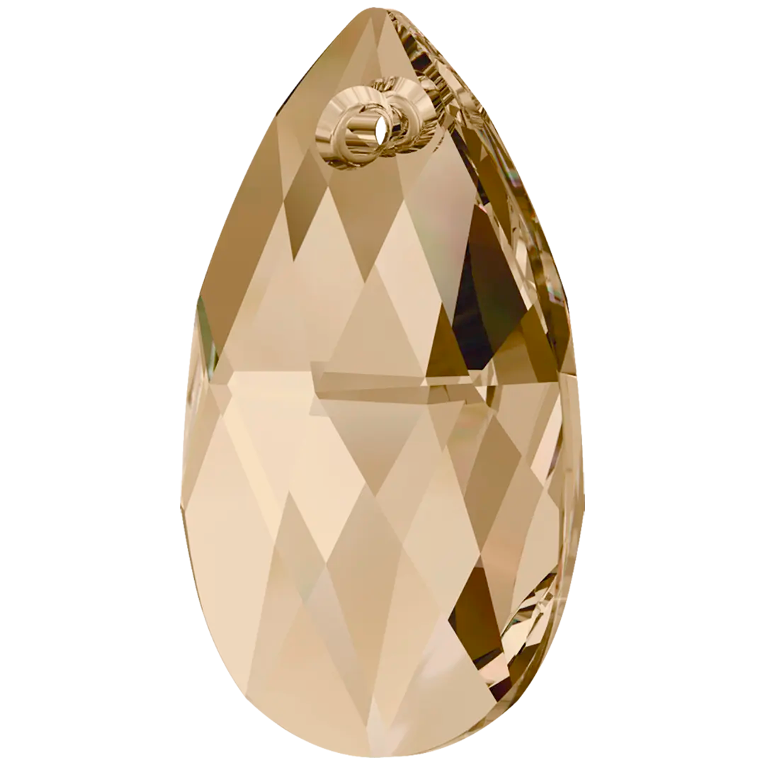 Serinity Pendants Peardrop (6106) Crystal Golden Shadow - Bluestreak Crystals