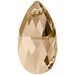 Serinity Pendants Peardrop (6106) Crystal Golden Shadow - Bluestreak Crystals