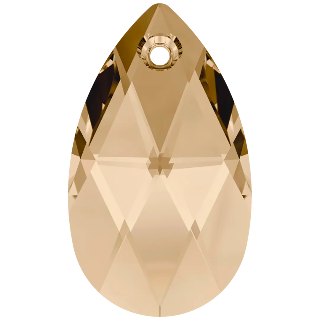 Serinity Pendants Peardrop (6106) Crystal Golden Shadow - Bluestreak Crystals
