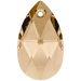 Serinity Pendants Peardrop (6106) Crystal Golden Shadow - Bluestreak Crystals