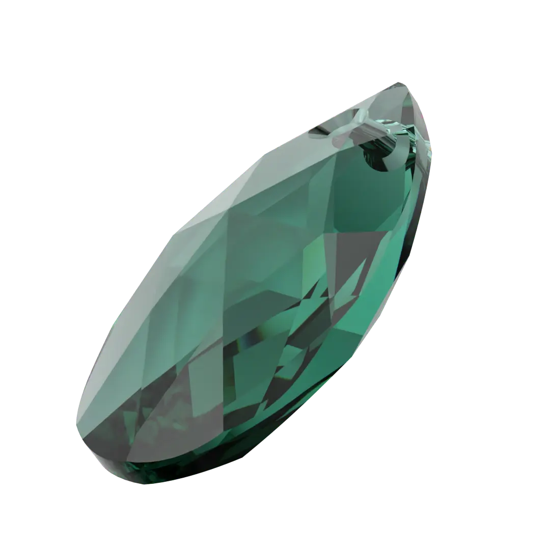Serinity Pendants Peardrop (6106) Emerald - Bluestreak Crystals