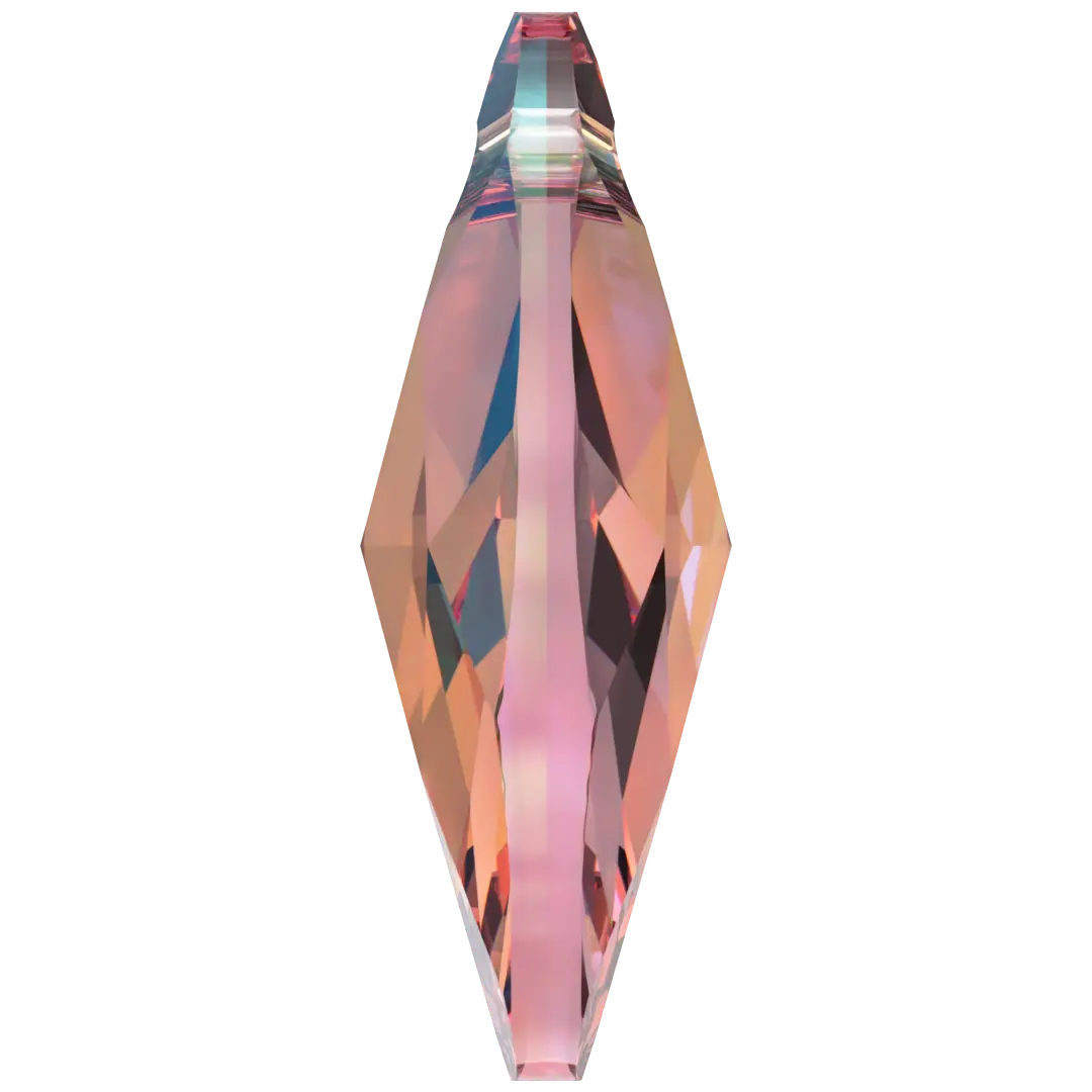 Serinity Pendants Peardrop (6106) Light Rose Shimmer - Bluestreak Crystals
