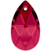 Serinity Pendants Peardrop (6106) Ruby - Bluestreak Crystals