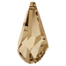 Serinity Pendants Polygon Drop (6015) Crystal Golden Shadow - Bluestreak Crystals