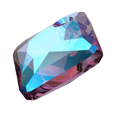 Serinity Pendants Princess Cut (6431) Amethyst Shimmer - Bluestreak Crystals