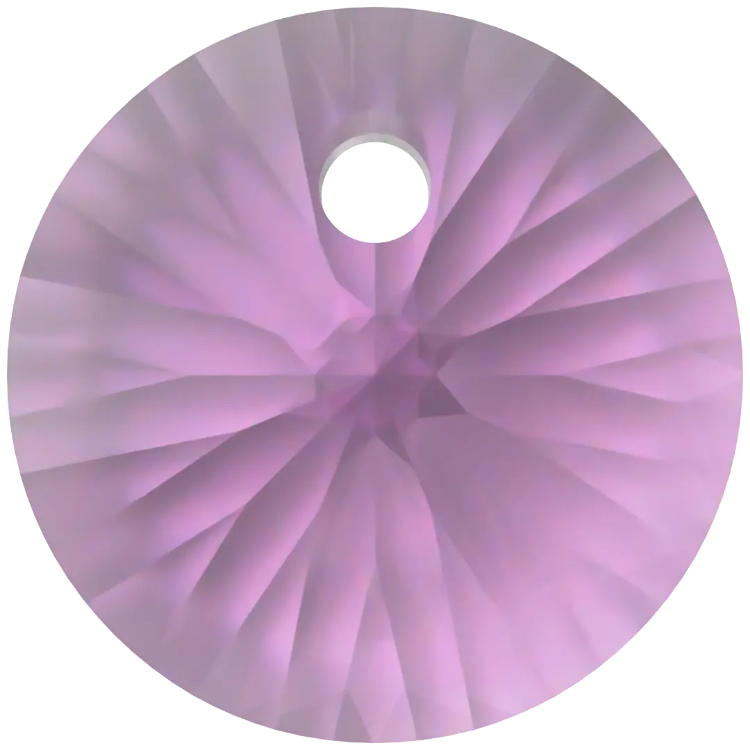 Serinity Pendants Round Cut (6428) Amethyst - Bluestreak Crystals