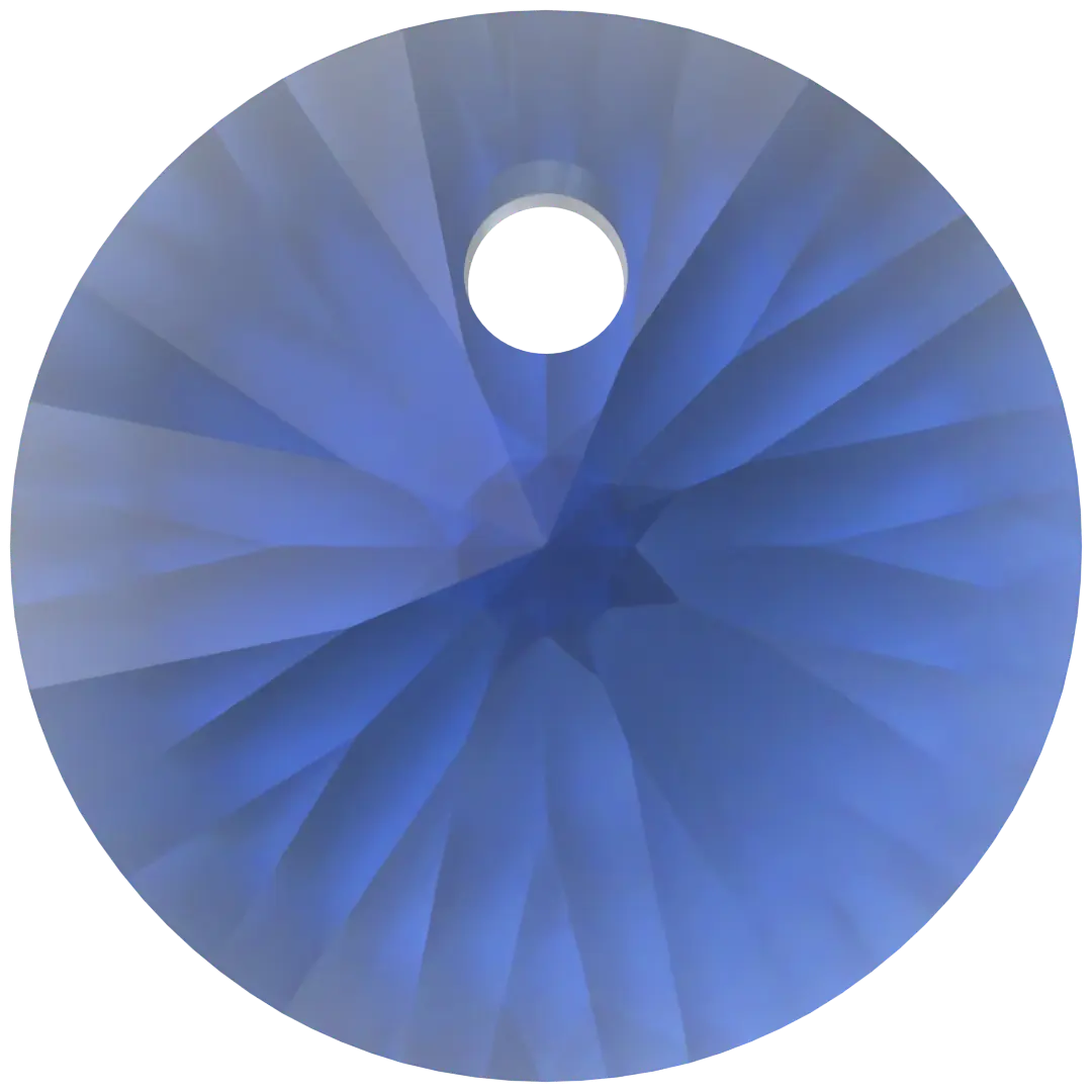 Serinity Pendants Round Cut (6428) Dark Sapphire - Bluestreak Crystals