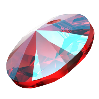 Serinity Pendants Round Cut (6428) Light Siam Shimmer - Bluestreak Crystals