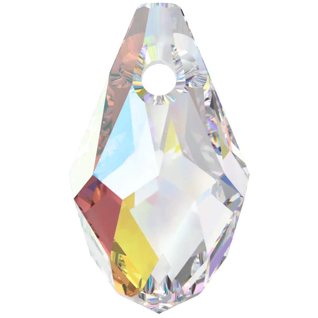 Swarovski Pendants Small Briolette (6007) Crystal AB - Bluestreak Crystals